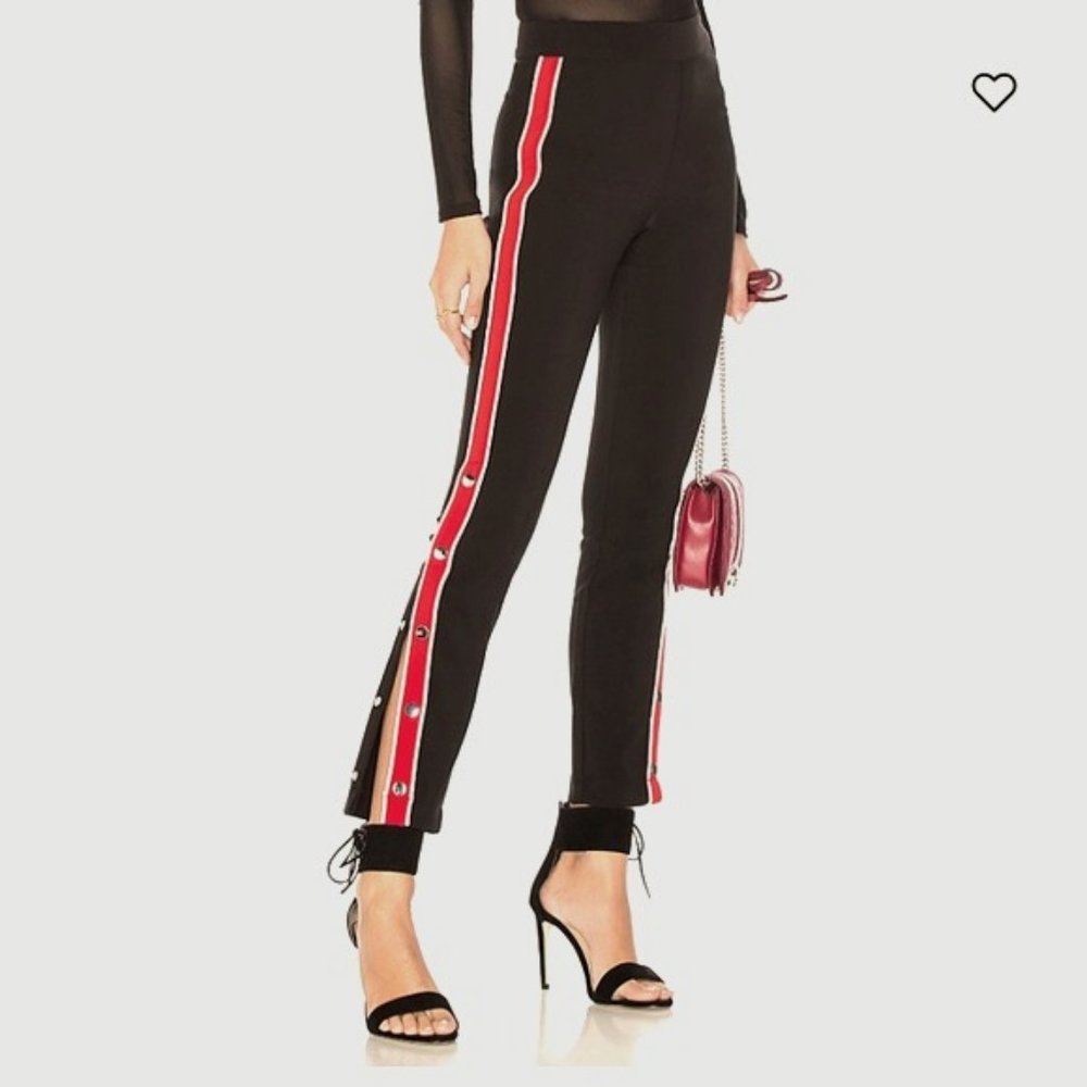 Lovers + Friends On Track Legging Pant with Side Snap